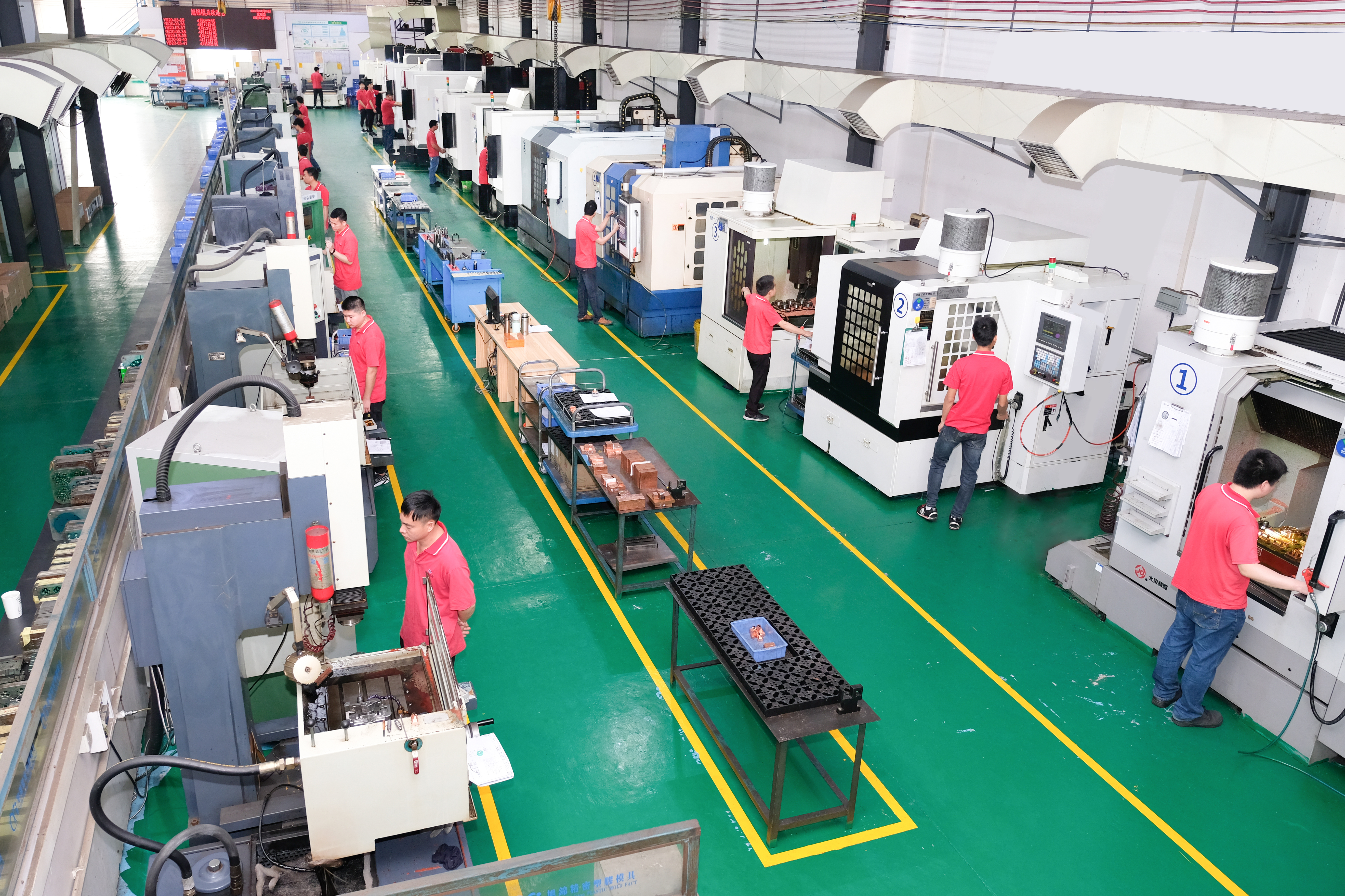 九州(中国)注塑模具模房展示